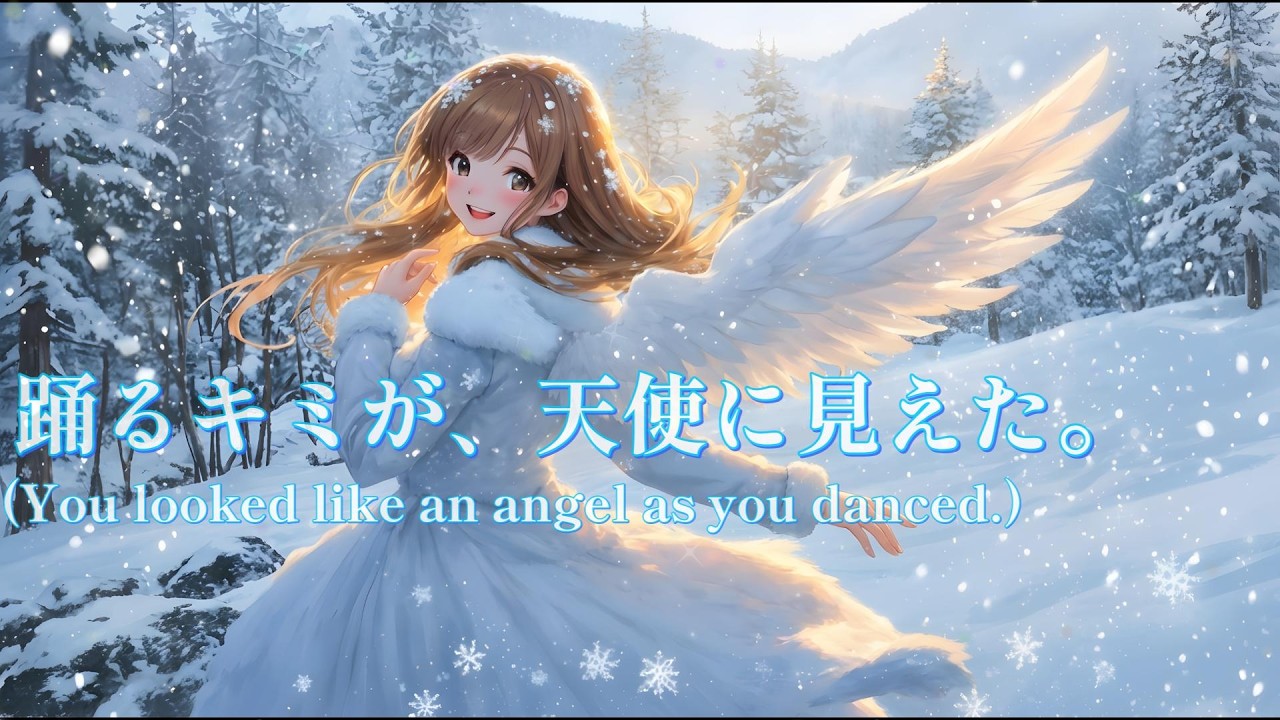 【AIオリジナル／バラード】 雪の中の天使― Angel in the snow【キミが天使に見えた】