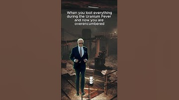 When you loot everything during a event and now you are overencumbered #fallout #memes #shorts