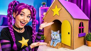 Lily Built a Cardboard House! 🏡 Crazy DIY Paper Game Adventure screenshot 5