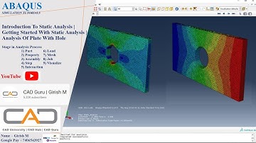 Introduction to Static Analysis | Getting Started with ABAQUS Static Analysis | Plate with hole