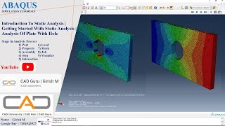 Introduction to Static Analysis | Getting Started with ABAQUS Static Analysis | Plate with hole