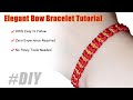 How to Make a Cute Bow Knot Bracelet? | Step-by-Step Macrame Tutorial #diy #handmade #macrame #howto