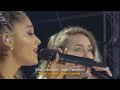 Miley Cyrus - Don't Dream It's Over ft. Ariana Grande (Lyrics + Español) Video Official