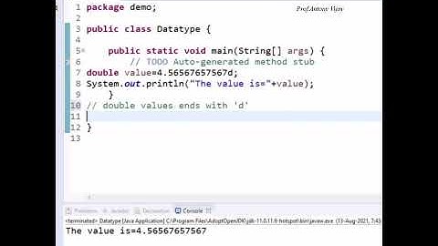 How to use double data type in Java Programming | Prof. Antony Vijay #shorts
