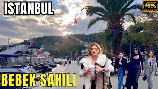 🇹🇷 Turkey Istanbul Bebek's Coastal Road Bebek Sahili Bosphorus Beauty 4K