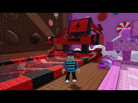 NOOB COM ROBUX INFINITO ATIVADO NO PARKOUR DE TECLADO NO ROBLOX
