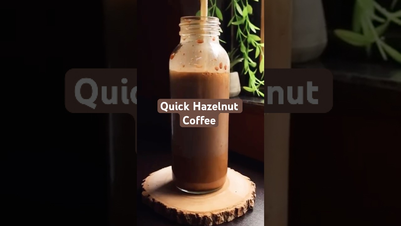 Hazelnut Coffee Latte ☕ | Easy Hack You’ll Love! 