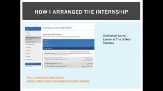 Internship - The Dibble Institute
