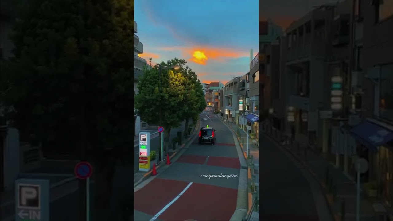 The last second before sunset