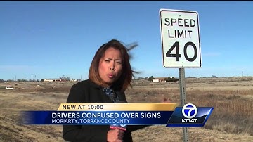 Stretch of NM highway features 2 speed limits