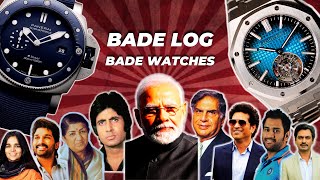 Watches of Famous Indian Personalities - Rolex, Casio, Apple watch | Best luxury watches India