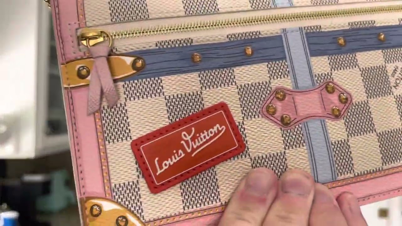 Louis Vuitton Damier Azur Bosphore Crossbody:  Japanese Seller Unboxing, Bag Review