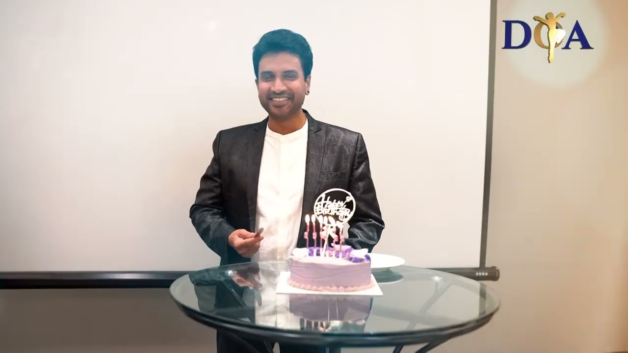 After the Dream of Arts Campus launch, Mr. Channa Perera was surprised with a birthday.