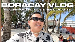 BORACAY VLOG • Beachfront Hotels & Restaurants | Ivan de Guzman