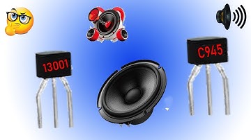 C 945 Transistor Amplifier|HOW TO MAKE AMPLIFIER CIRCUIT USING C 945 TRANSISTORS|13001  amplifier