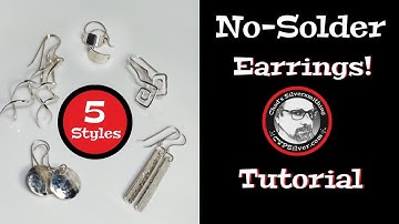 5 Easy No-Solder Earring Designs: A Silversmithing Tip