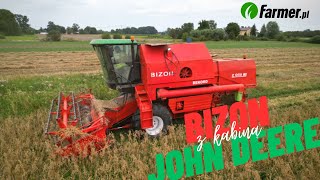 Bizon Rekord z kabiną John Deere w pracy. Jest komfortowo i bezawaryjnie | Farmer.pl