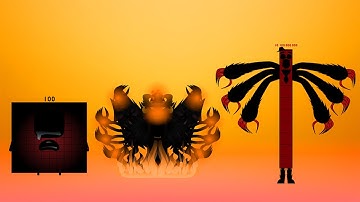 Tiny vs Mega! Uncannyblocks Band Different Tens/Billions (10 - 1000) vs (10B - 100B) Part 1