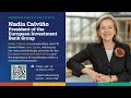 Nadia calvio president of the european investment bank group
