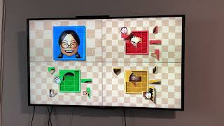 Wii party board game island Keiko vs Shinta vs Shinnosuke vs Jackie