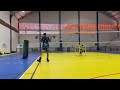 Treino de impulsão voleibol com ataque