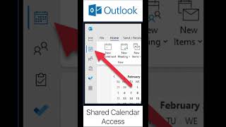 outlook help | how to share your calendar in outlook #shorts