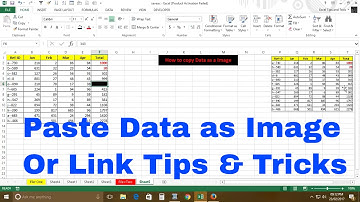 excel how to use paste special and use link image