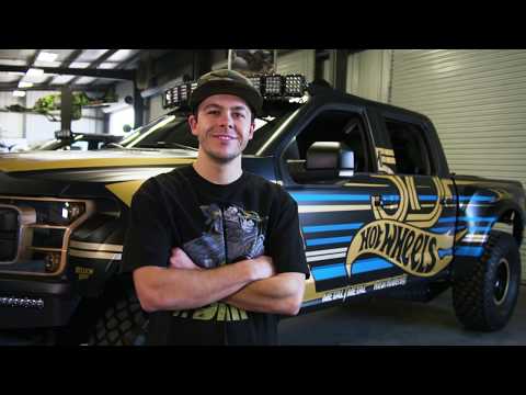 Brad Deberti builds the Ford F150 for the Hot Wheels for their 50th anniversary at SEMA 2018