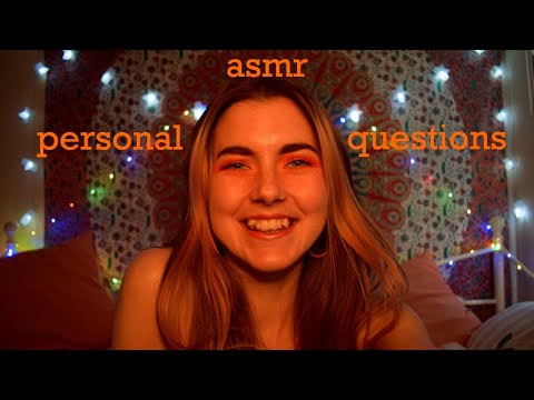 💕ASMR: Asking 100 Personal Questions w Typing Sounds (Whispered)💕