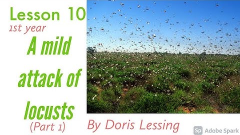 1st Year English|| Chapter 10 "A Mild Attack of Locusts"|| Translation Part 01