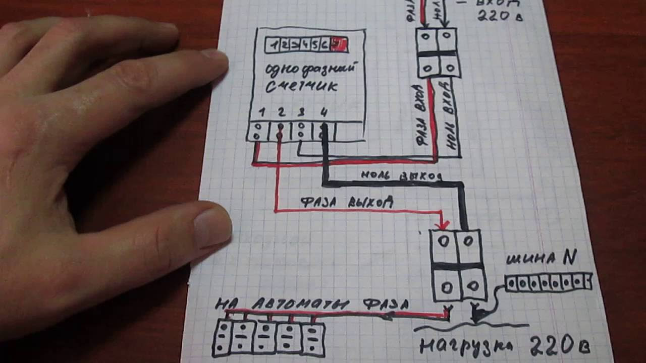 как подключить электросчетчик