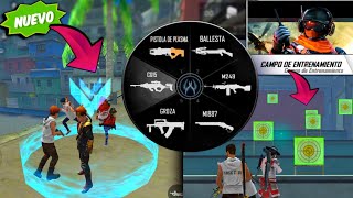 NUEVO MODO CAMPO DE ENTRENAMIENTO (NUEVA ACTUALIZACIÓN)FREEFIRE servidor avanzado