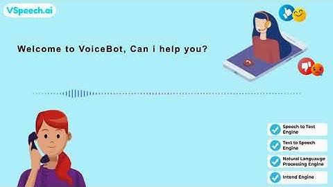 VoiceBot Demo. Automated Voice Assistant. VSpeech.AI Advance Speech Recognition Technology.