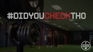 #DidYouCheckTho - Coaches and Support Personnel (short)