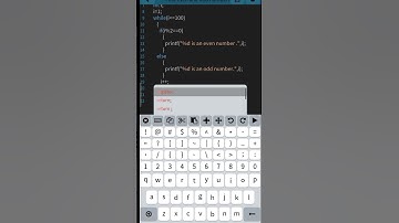 Even and Odd numbers between 1 and 100 using while loop in C language.. #even #odd #while #loop # C