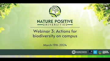Webinar 3: Actions for biodiversity on campus