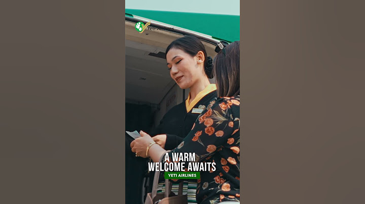 A Warm Welcome Awaits #yetiairlines