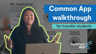 Common App for transfer 2022–2023 walkthrough | Common App