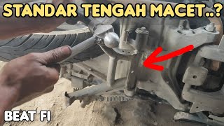 How to fix a jammed center stand #beat