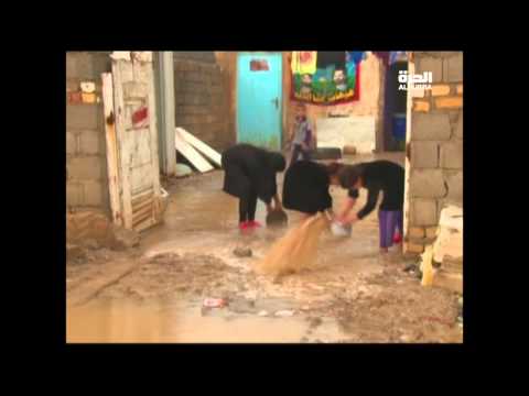 تأثير المطر على الفقراء في الكوت