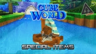 Cube World - Tutorial Part 13: Special Items (Boats and Hang Gliders)