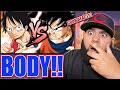 LUFFY VS GOKU RAP BATTLE | RUSTAGE ft. Shao Dow - Reaction