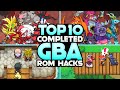 Top 10 best completed pokemon gba rom hacks february 2024