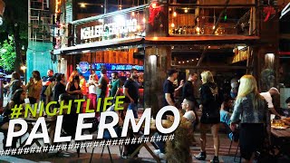 NIGHTLIFE PALERMO SOHO I BUENOS AIRES I ARGENTINA I 4K Walking Tour VLOG