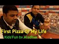 The kulhad pizza baraut my first pizza kidsfun by aradhya