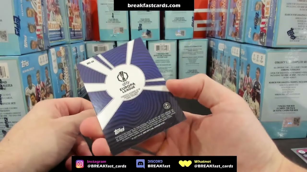 GROUP BREAK # 386 24-25 Merlin Chrome UEFA Value Blaster Case (40-box) PYT & PERSONAL # 833-836