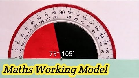 Maths Working Model on Linear Pair Angles | Working Model for Linear Pair Angles | Maths Project