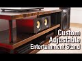 How to Build a DIY Custom Entertainment Center using Butcher Block