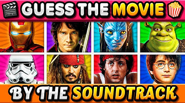 🎬GUESS THE MOVIE By the SOUNDTRACK🍿Can you Guess 40 Movies? | Music Quiz