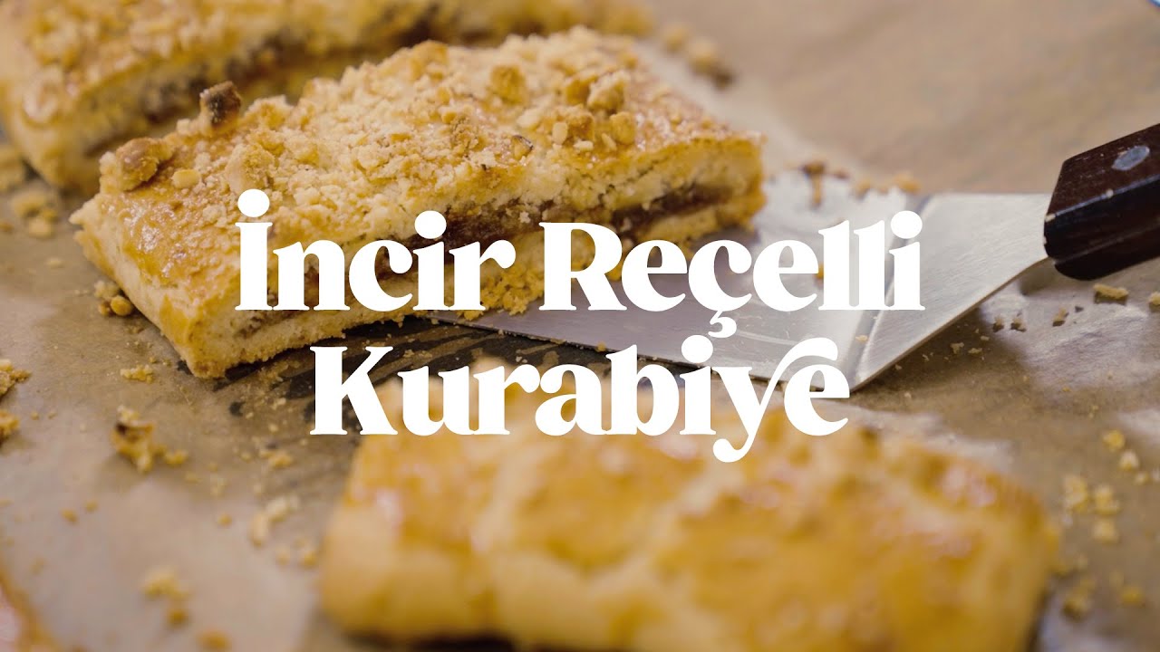 İncir Reçelli Kurabiye Tarifi | Bol Fındıklı Reçelli Kurabiye